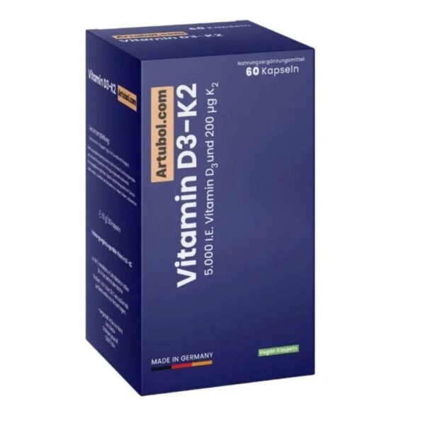 Artubol Vitamin D3 + K2 (60 Vegan Capsules) – Made in Germany