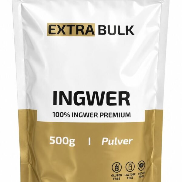 Extra Bulk Ingwer Pulver 500g